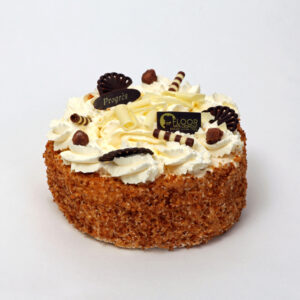 Slagroomprogrestaart met witte chocolade van Bakkerij Floor van Lieshout